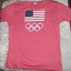 Red Olympic Flag Men's T-Shirt